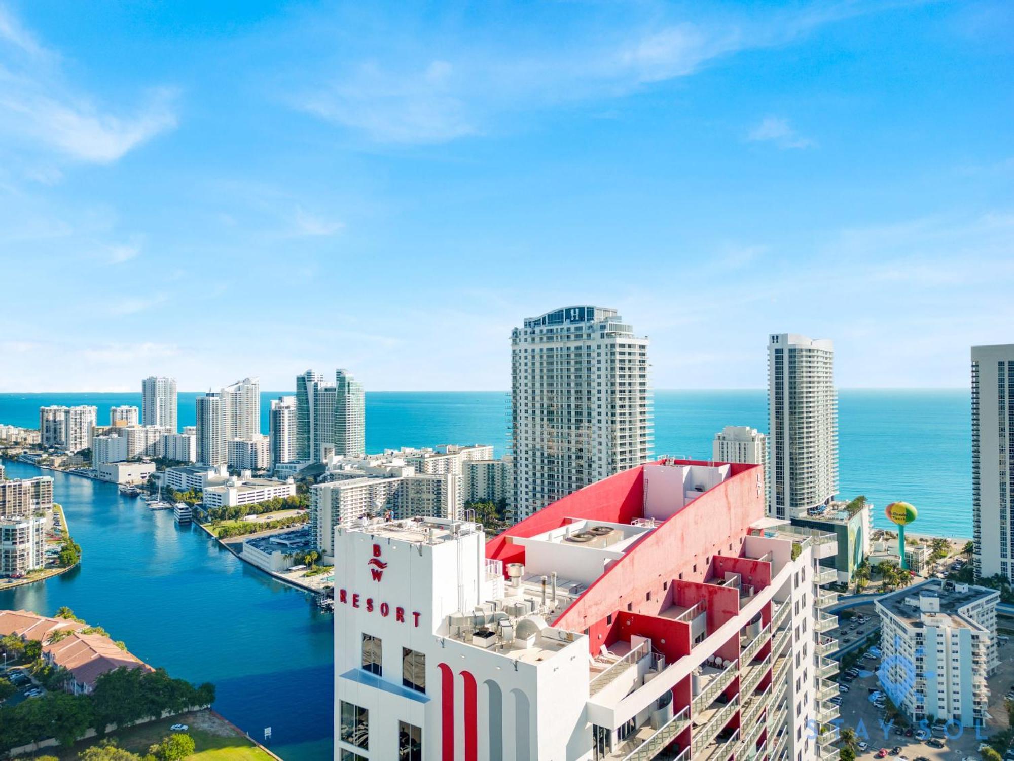 Upper Studio With Balcony,Pool And Gym, Near Beach Hallandale Beach Extérieur photo